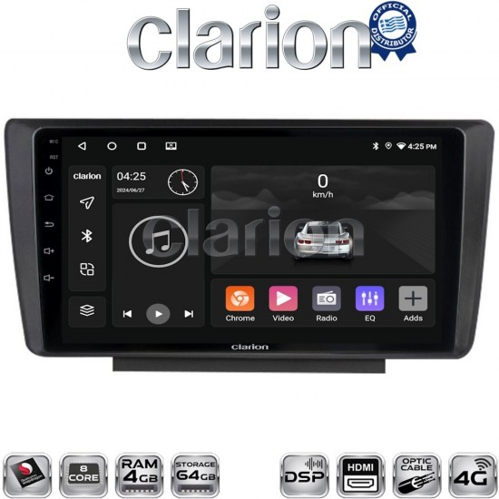 CLARION GL74007 Οθόνη OEM Multimedia Αυτοκινήτου για Skoda Octavia 5 2005 > 2012 (CarPlay/AndroidAuto/BT/GPS/WIFI/GPRS)