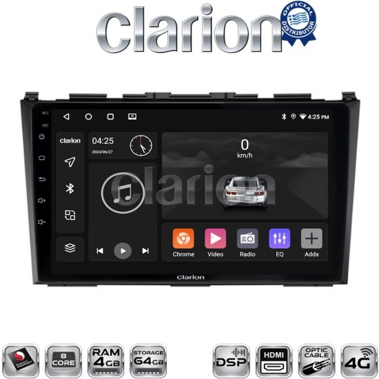 CLARION GL74009 Οθόνη OEM Multimedia Αυτοκινήτου για HONDA CRV 2005>2012 (CarPlay/AndroidAuto/BT/GPS/WIFI/GPRS)