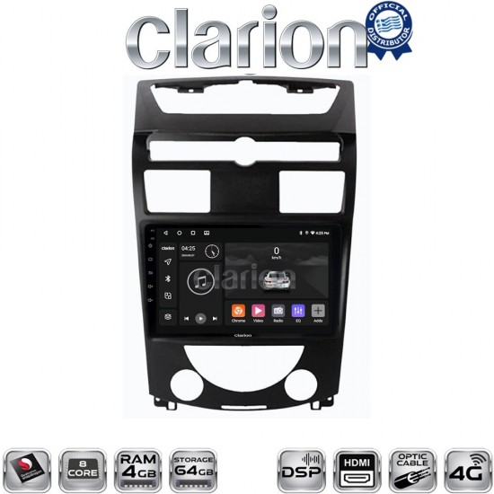 CLARION GL74014 Οθόνη OEM Multimedia Αυτοκινήτου για Ssangyong Rexton 2006>2015(CarPlay/AndroidAuto/BT/GPS/WIFI/GPRS)