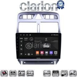 CLARION GL74017 Οθόνη OEM Multimedia Αυτοκινήτου για Peugeot 307 (CarPlay/AndroidAuto/BT/GPS/WIFI/GPRS)