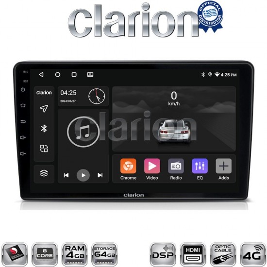 CLARION GL74019 Οθόνη OEM Multimedia Αυτοκινήτου για Opel AstraH, CorsaD, Suzuki Ignis (CarPlay/AndroidAuto/BT/GPS/WIFI/GPRS)
