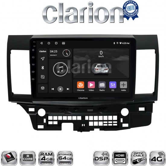 CLARION GL74037 Οθόνη OEM Multimedia Αυτοκινήτου για MITSUBISHI LANCER 2008> (CarPlay/AndroidAuto/BT/GPS/WIFI/GPRS)