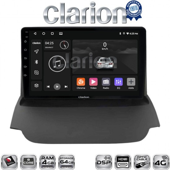 CLARION GL74039 Οθόνη OEM Multimedia Αυτοκινήτου για FORD ECOSPORT 2012>2017 (CarPlay/AndroidAuto/BT/GPS/WIFI/GPRS)