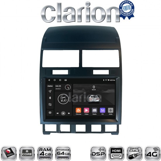 CLARION GL74042 Οθόνη OEM Multimedia Αυτοκινήτου για VW Touareg >2011 (CarPlay/AndroidAuto/BT/GPS/WIFI/GPRS)
