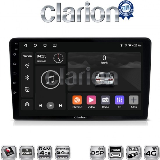 CLARION GL74054 Οθόνη OEM Multimedia Αυτοκινήτου για Suzuki Grand Vitara 1998 > 2004 (CarPlay/AndroidAuto/BT/GPS/WIFI/GPRS)