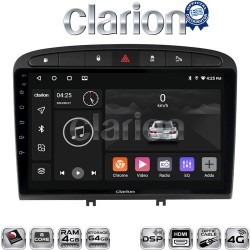 CLARION GL74083 Οθόνη OEM Multimedia Αυτοκινήτου για PG 308 2007>2012 (CarPlay/AndroidAuto/BT/GPS/WIFI/GPRS)