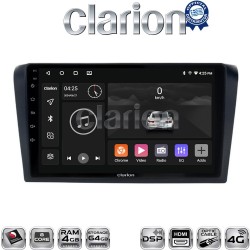 CLARION GL74161 Οθόνη OEM Multimedia Αυτοκινήτου για MAZDA 3 2003 > 2008 (CarPlay/AndroidAuto/BT/GPS/WIFI/GPRS)