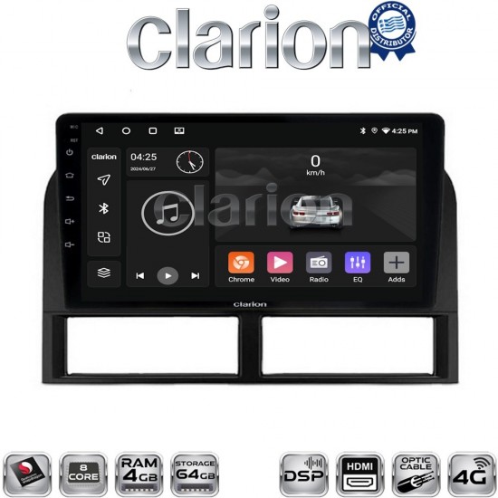 CLARION GL74201 Οθόνη OEM Multimedia Αυτοκινήτου για Jeep Gran Cherokee 1999 > 2004 (CarPlay/AndroidAuto/BT/GPS/WIFI/GPRS)