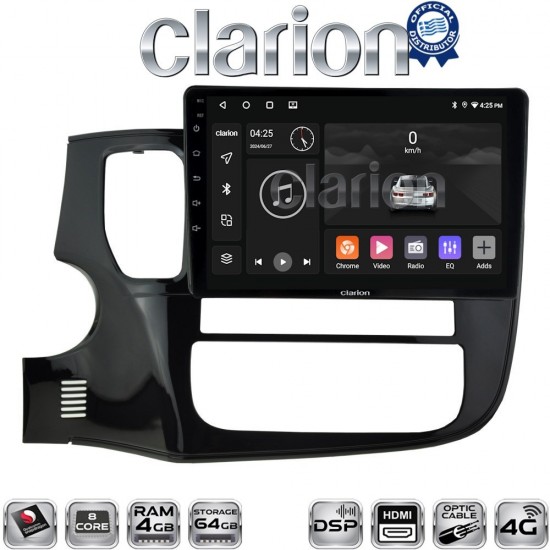 CLARION GL74231 Οθόνη OEM Multimedia Αυτοκινήτου για MITSUBISHI OUTLANDER 2013> (CarPlay/AndroidAuto/BT/GPS/WIFI/GPRS)