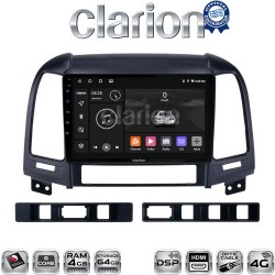 CLARION GL74239 Οθόνη OEM Multimedia Αυτοκινήτου για Hyundai SantaFe 2006 > 2013 (CarPlay/AndroidAuto/BT/GPS/WIFI/GPRS)