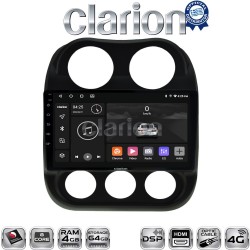 CLARION GL74252 Οθόνη OEM Multimedia Αυτοκινήτου για JEEP COMPASS 2011>2016 (CarPlay/AndroidAuto/BT/GPS/WIFI/GPRS)