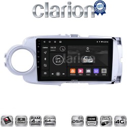 CLARION GL74254 Οθόνη OEM Multimedia Αυτοκινήτου για Toyota Yaris 2012 > 2015 Αν το αυτοκίνητο είναι υβριδικό, παρακαλώ ενημερώστε μας πριν την παραγγελία σας. (CarPlay/AndroidAuto/BT/GPS/WIFI/GPRS)