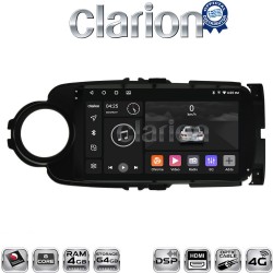 CLARION GL74254B Οθόνη OEM Multimedia Αυτοκινήτου για Toyota Yaris 2012 > 2015 Αν το αυτοκίνητο είναι υβριδικό, παρακαλώ ενημερώστε μας πριν την παραγγελία σας. (CarPlay/AndroidAuto/BT/GPS/WIFI/GPRS)