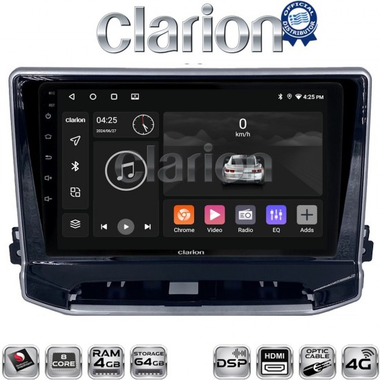 CLARION GL74263 Οθόνη OEM Multimedia Αυτοκινήτου για Jeep Compass 2023> (CarPlay/AndroidAuto/BT/GPS/WIFI/GPRS)