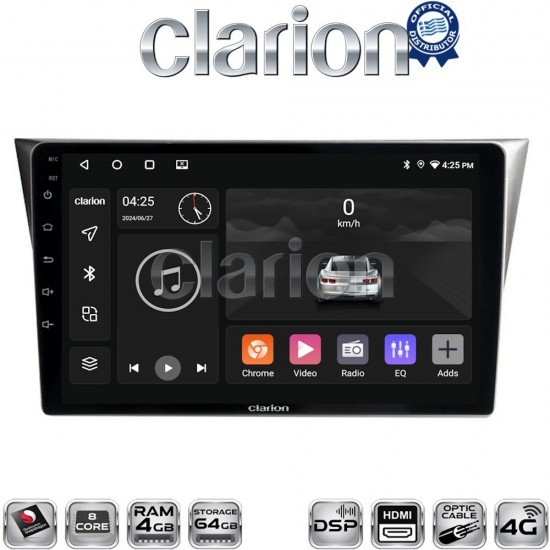 CLARION GL74271 Οθόνη OEM Multimedia Αυτοκινήτου για Subaru Impreza 2000 > 2007 (CarPlay/AndroidAuto/BT/GPS/WIFI/GPRS)