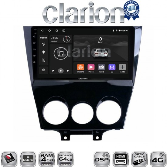 CLARION GL74301 Οθόνη OEM Multimedia Αυτοκινήτου για Mazda RX8 2001>2008 (CarPlay/AndroidAuto/BT/GPS/WIFI/GPRS)