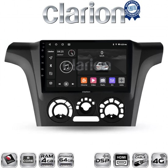 CLARION GL74302 Οθόνη OEM Multimedia Αυτοκινήτου για MITSUBISHI OUTLANDER 2001 > 2006 (CarPlay/AndroidAuto/BT/GPS/WIFI/GPRS)