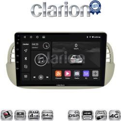 CLARION GL74315 Οθόνη OEM Multimedia Αυτοκινήτου για Fiat 500 2007 > 2016 (CarPlay/AndroidAuto/BT/GPS/WIFI/GPRS)