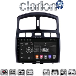 CLARION GL74317 Οθόνη OEM Multimedia Αυτοκινήτου για Hyundai SantaFe 2004 > 2006 (CarPlay/AndroidAuto/BT/GPS/WIFI/GPRS)