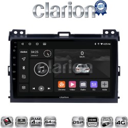 CLARION GL74384 Οθόνη OEM Multimedia Αυτοκινήτου για Toyota Land Cruiser J100 2003 > 2009 (CarPlay/AndroidAuto/BT/GPS/WIFI/GPRS)
