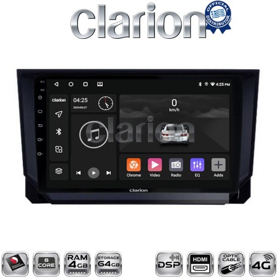 CLARION GL74391 Οθόνη OEM Multimedia Αυτοκινήτου για Mazda CX9 2006 > 2013 (CarPlay/AndroidAuto/BT/GPS/WIFI/GPRS)