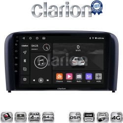 CLARION GL74393 Οθόνη OEM Multimedia Αυτοκινήτου για Volvo S80 2004 > 2006 (CarPlay/AndroidAuto/BT/GPS/WIFI/GPRS)