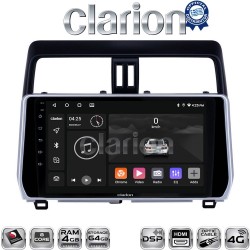 CLARION GL74400 Οθόνη OEM Multimedia Αυτοκινήτου για Toyota Land Cruiser 2019> (CarPlay/AndroidAuto/BT/GPS/WIFI/GPRS)