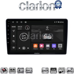 CLARION GL74409 Οθόνη OEM Multimedia Αυτοκινήτου για Hyundai H1 2010 > 2018 (CarPlay/AndroidAuto/BT/GPS/WIFI/GPRS)