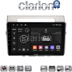 CLARION GL74417 Οθόνη OEM Multimedia Αυτοκινήτου για Toyota Corolla Verso 2004 > 2009 (CarPlay/AndroidAuto/BT/GPS/WIFI/GPRS)