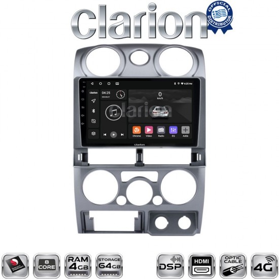 CLARION GL74425 Οθόνη OEM Multimedia Αυτοκινήτου για Isuzu D-Max 2008 > 2012 (CarPlay/AndroidAuto/BT/GPS/WIFI/GPRS)