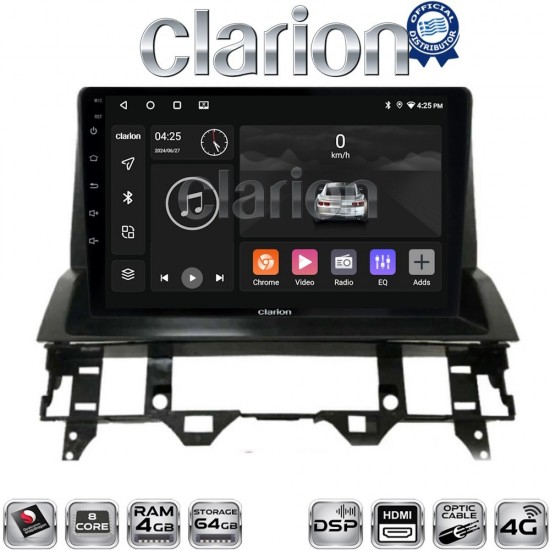 CLARION GL74437 Οθόνη OEM Multimedia Αυτοκινήτου για MAZDA 6 2002 > 2005 (CarPlay/AndroidAuto/BT/GPS/WIFI/GPRS)