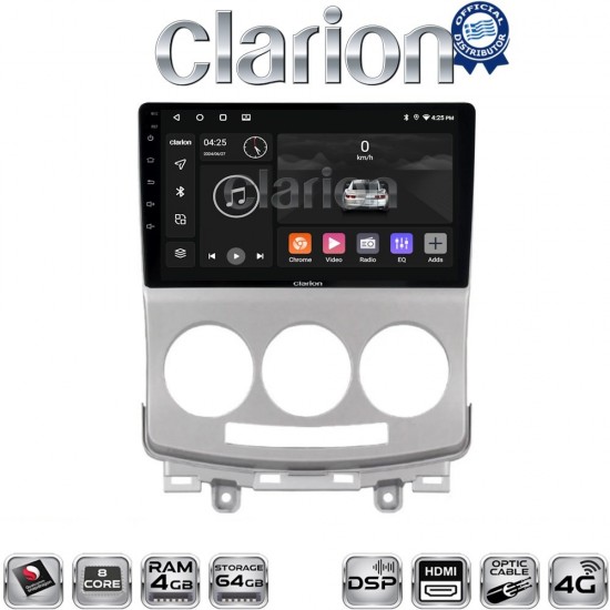 CLARION GL74439 Οθόνη OEM Multimedia Αυτοκινήτου για MAZDA 5 2004>2010 (CarPlay/AndroidAuto/BT/GPS/WIFI/GPRS)