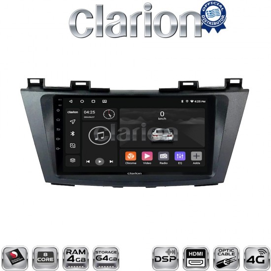 CLARION GL74440 Οθόνη OEM Multimedia Αυτοκινήτου για MAZDA 5 2011> (CarPlay/AndroidAuto/BT/GPS/WIFI/GPRS)