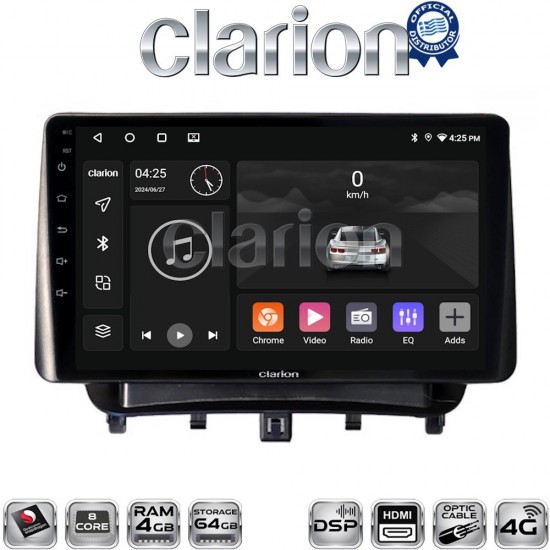 CLARION GL74453 Οθόνη OEM Multimedia Αυτοκινήτου για Ford Transit Courier 2014> (CarPlay/AndroidAuto/BT/GPS/WIFI/GPRS)