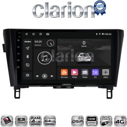 CLARION GL74473 Οθόνη OEM Multimedia Αυτοκινήτου για NISSAN QASHQAI & XTRAIL 2014> (CarPlay/AndroidAuto/BT/GPS/WIFI/GPRS)
