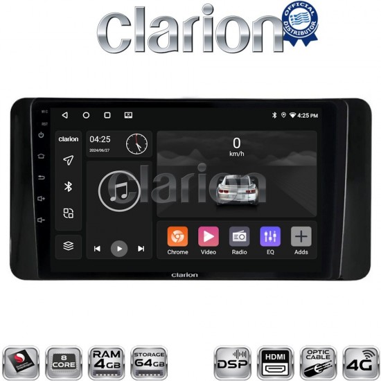 CLARION GL74485 Οθόνη OEM Multimedia Αυτοκινήτου για Skoda Kamiq 2019 > (CarPlay/AndroidAuto/BT/GPS/WIFI/GPRS)