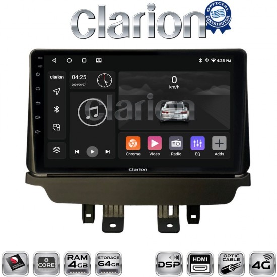 CLARION GL74532 Οθόνη OEM Multimedia Αυτοκινήτου για Mazda 2 2014 > (CarPlay/AndroidAuto/BT/GPS/WIFI/GPRS)
