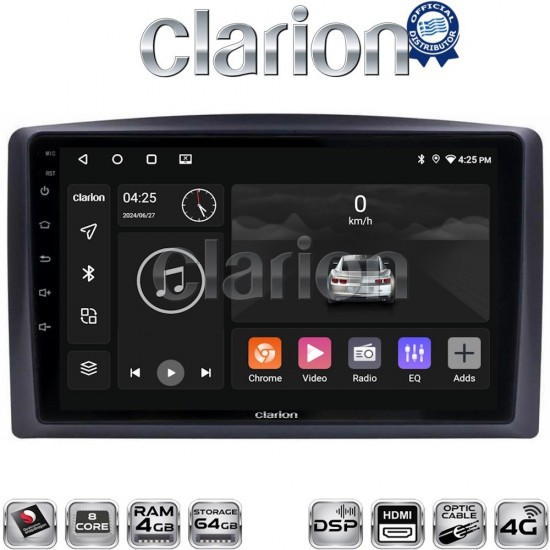 CLARION GL74665 Οθόνη OEM Multimedia Αυτοκινήτου για Mercedes Vito 2015 > (CarPlay/AndroidAuto/BT/GPS/WIFI/GPRS)