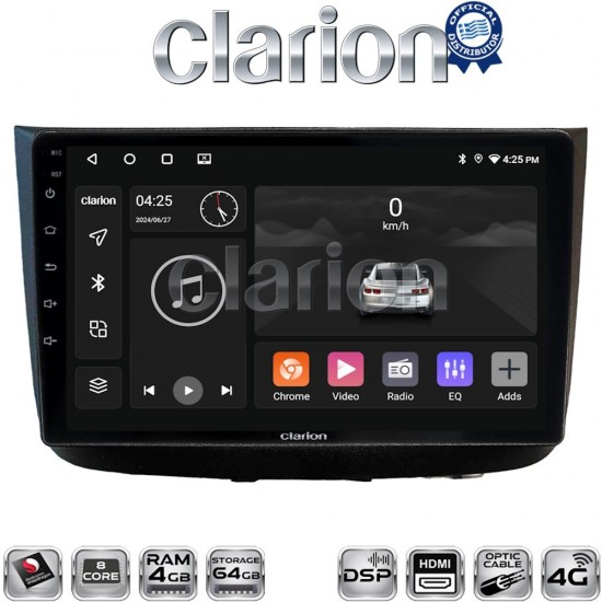 CLARION GL74667 Οθόνη OEM Multimedia Αυτοκινήτου για Mercedes Vito 2003 > 2015 (CarPlay/AndroidAuto/BT/GPS/WIFI/GPRS)
