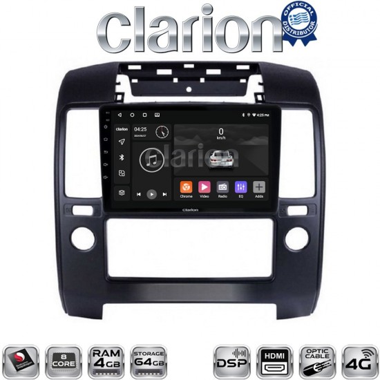CLARION GL74684 Οθόνη OEM Multimedia Αυτοκινήτου για Nissan NV200 2009> (CarPlay/AndroidAuto/BT/GPS/WIFI/GPRS)