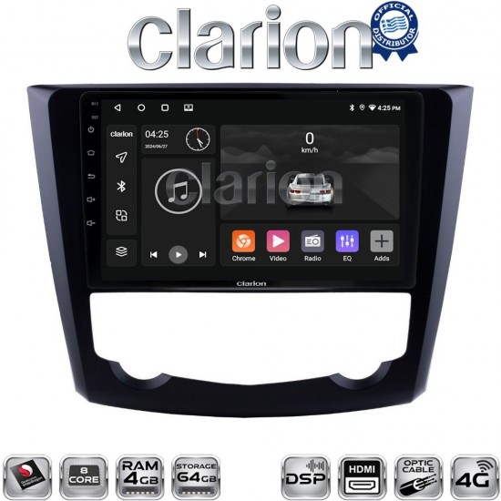 CLARION GL74688 Οθόνη OEM Multimedia Αυτοκινήτου για RENAULT KADJAR 2015> (CarPlay/AndroidAuto/BT/GPS/WIFI/GPRS)