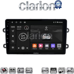 CLARION GL74708 Οθόνη OEM Multimedia Αυτοκινήτου για DACIA DUSTER – LOGAN - SUNDERO 2013 > 2018 (CarPlay/AndroidAuto/BT/GPS/WIFI/GPRS)