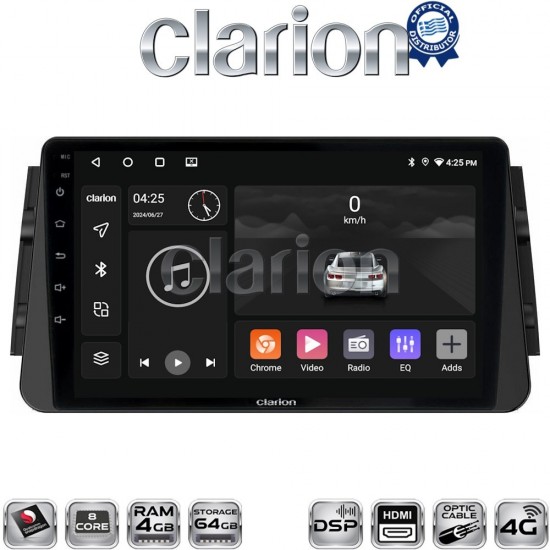 CLARION GL74714 Οθόνη OEM Multimedia Αυτοκινήτου για Nissan Micra (K14) 2017> (CarPlay/AndroidAuto/BT/GPS/WIFI/GPRS)