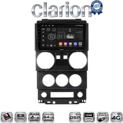 CLARION GL74748B Οθόνη OEM Multimedia Αυτοκινήτου για JEEP WRANGLER 2007 > 2011 (CarPlay/AndroidAuto/BT/GPS/WIFI/GPRS)