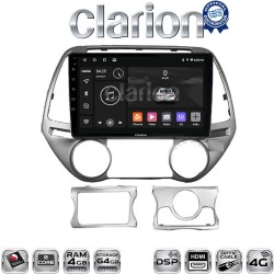 CLARION GL74839 Οθόνη OEM Multimedia Αυτοκινήτου για HYUNDAI i20 2008>2013 (CarPlay/AndroidAuto/BT/GPS/WIFI/GPRS)
