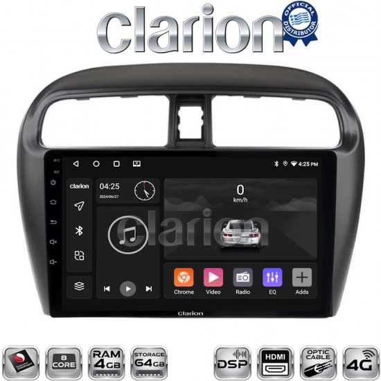 CLARION GL74850 Οθόνη OEM Multimedia Αυτοκινήτου για Mitsubishi Spacestar 2013> (CarPlay/AndroidAuto/BT/GPS/WIFI/GPRS)