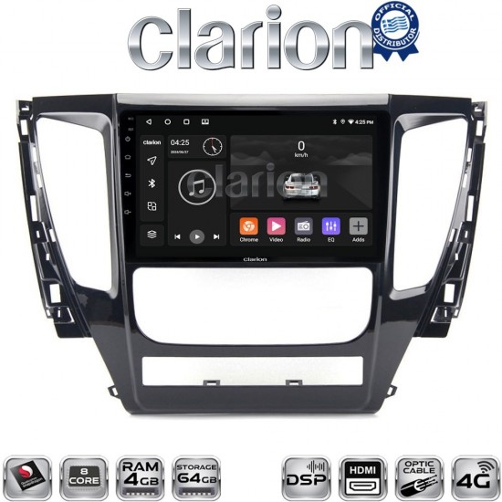 CLARION GL74992 Οθόνη OEM Multimedia Αυτοκινήτου για Mitsubishi Pajero 2014> (CarPlay/AndroidAuto/BT/GPS/WIFI/GPRS)