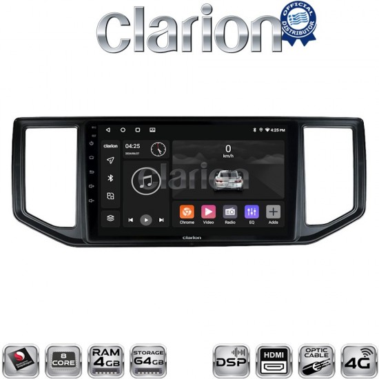 CLARION GL74997 Οθόνη OEM Multimedia Αυτοκινήτου για VW CRAFTER 2017 > 2021MAN TGE 2017 > (CarPlay/AndroidAuto/BT/GPS/WIFI/GPRS)