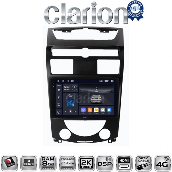 CLARION GL75014 Οθόνη OEM Multimedia Αυτοκινήτου για Ssangyong Rexton 2006>2015(CarPlay/AndroidAuto/BT/GPS/WIFI/GPRS)