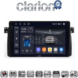 CLARION GL75052 Οθόνη OEM Multimedia Αυτοκινήτου για BMW Σειρά 3 (E46) 1998>2005 (CarPlay/AndroidAuto/BT/GPS/WIFI/GPRS)